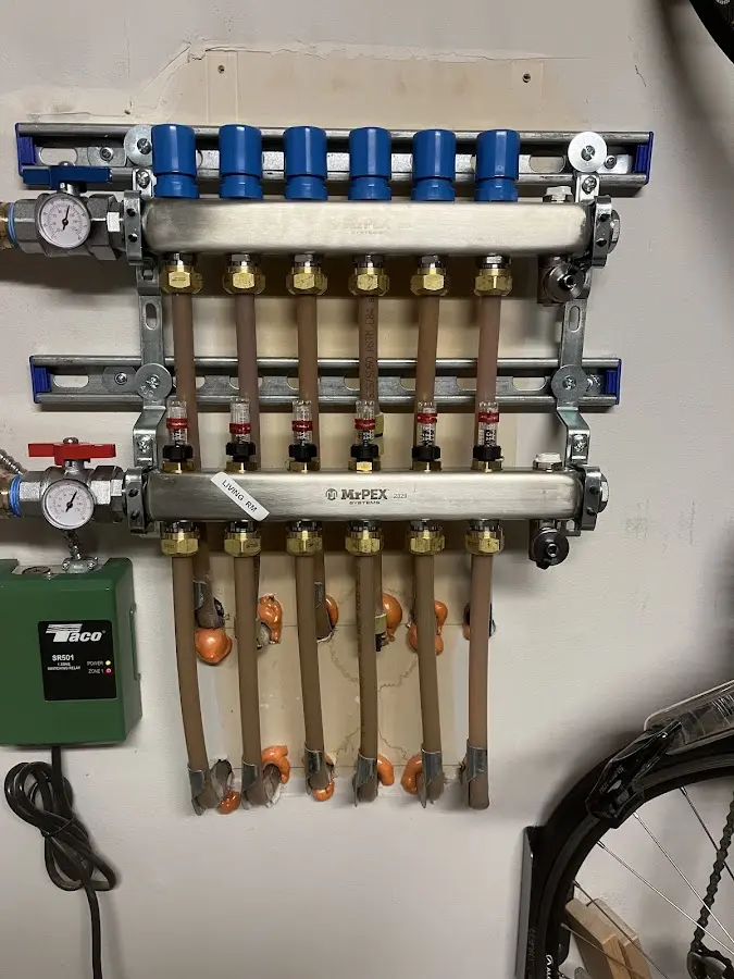 Plumber performing Gas Line Installation at a residential property in Miami Lakes